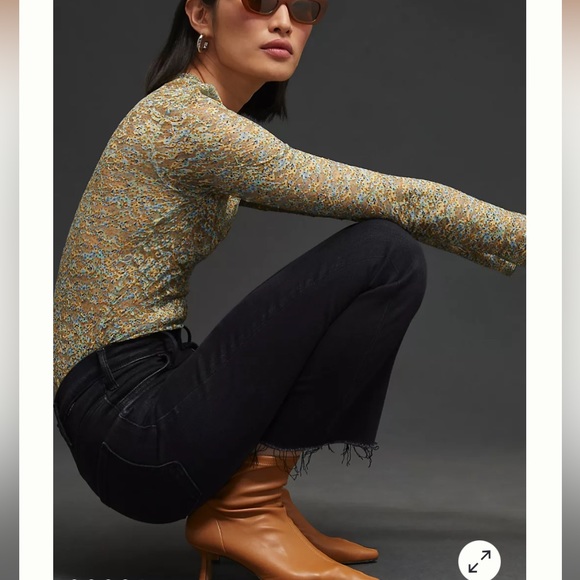 Mother The Hustler Ankle Fray Encounters Black Anthropology New $238- 24/25 - Picture 12 of 15